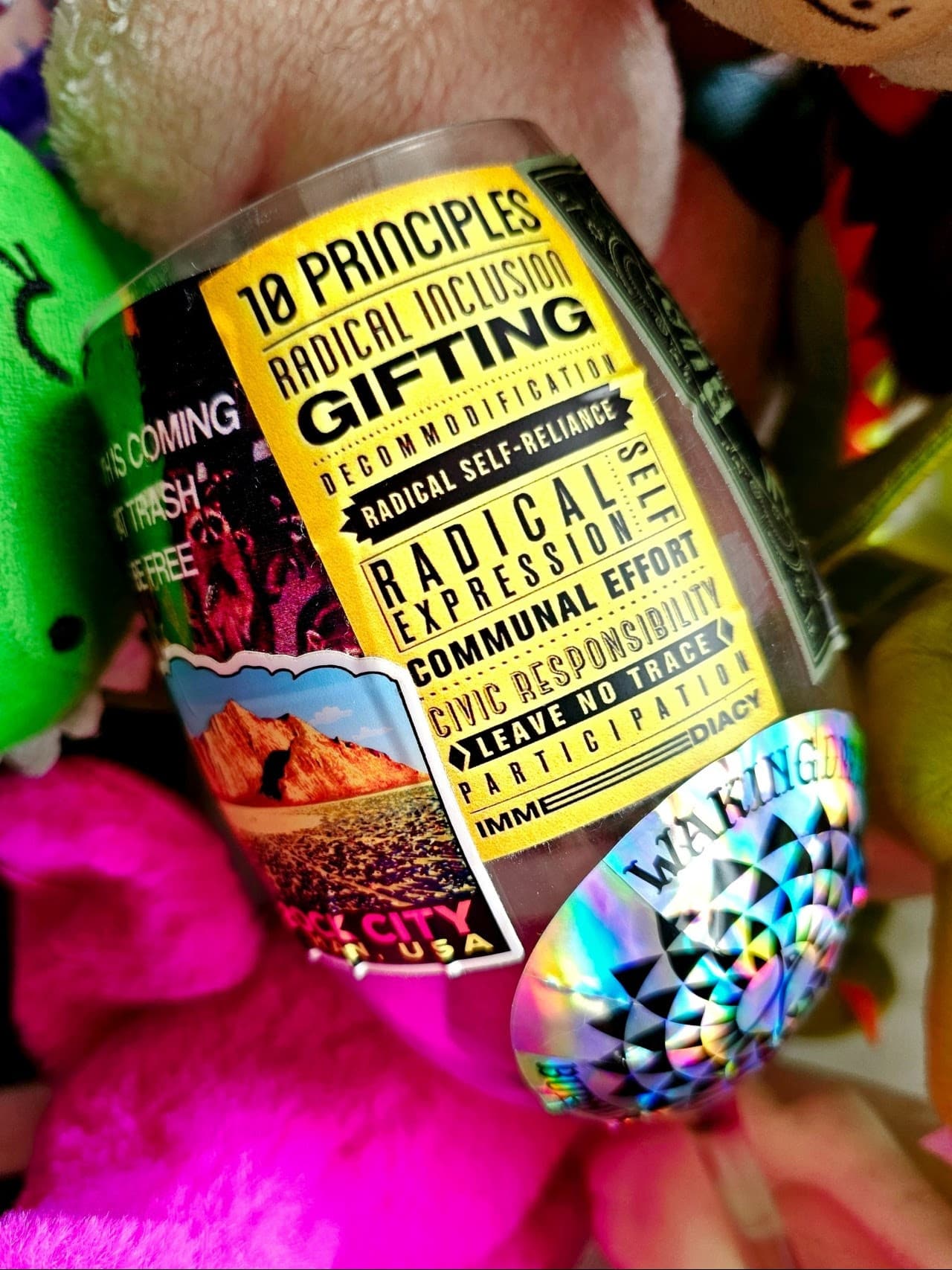 Burning Man stickers, 10 Principles