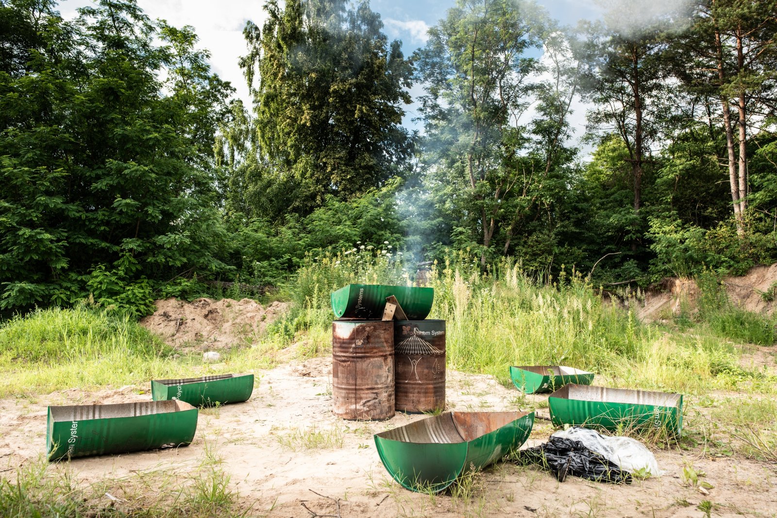 International Burn Barrels artgrant, photo by Juozas