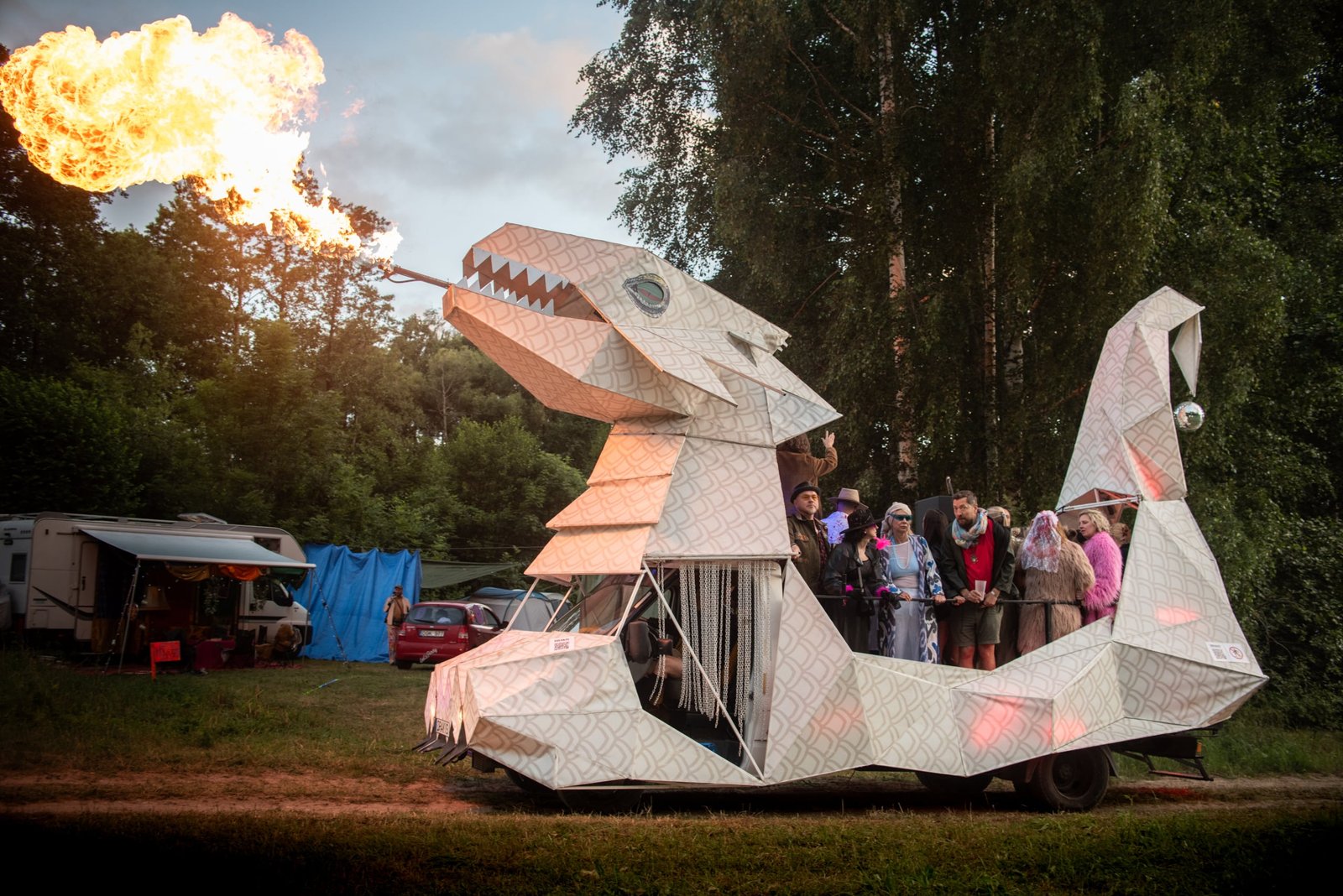 Drakis artcar, photo by Juozas